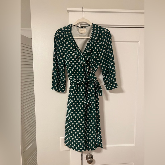 Kate spade wrap polka dot dress!! - Picture 2 of 6